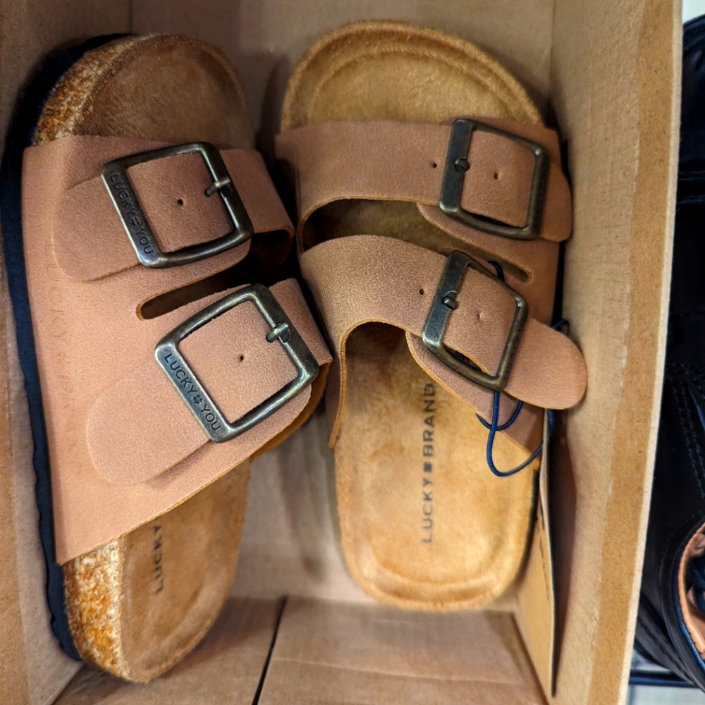 Lucky Brand Tan Kids Sandals